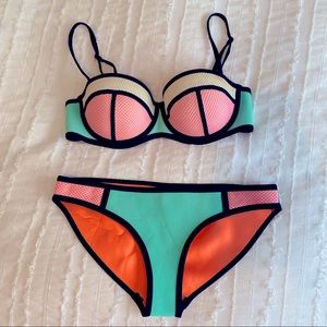 Triangl “poppy” neoprene bikini S+/ S